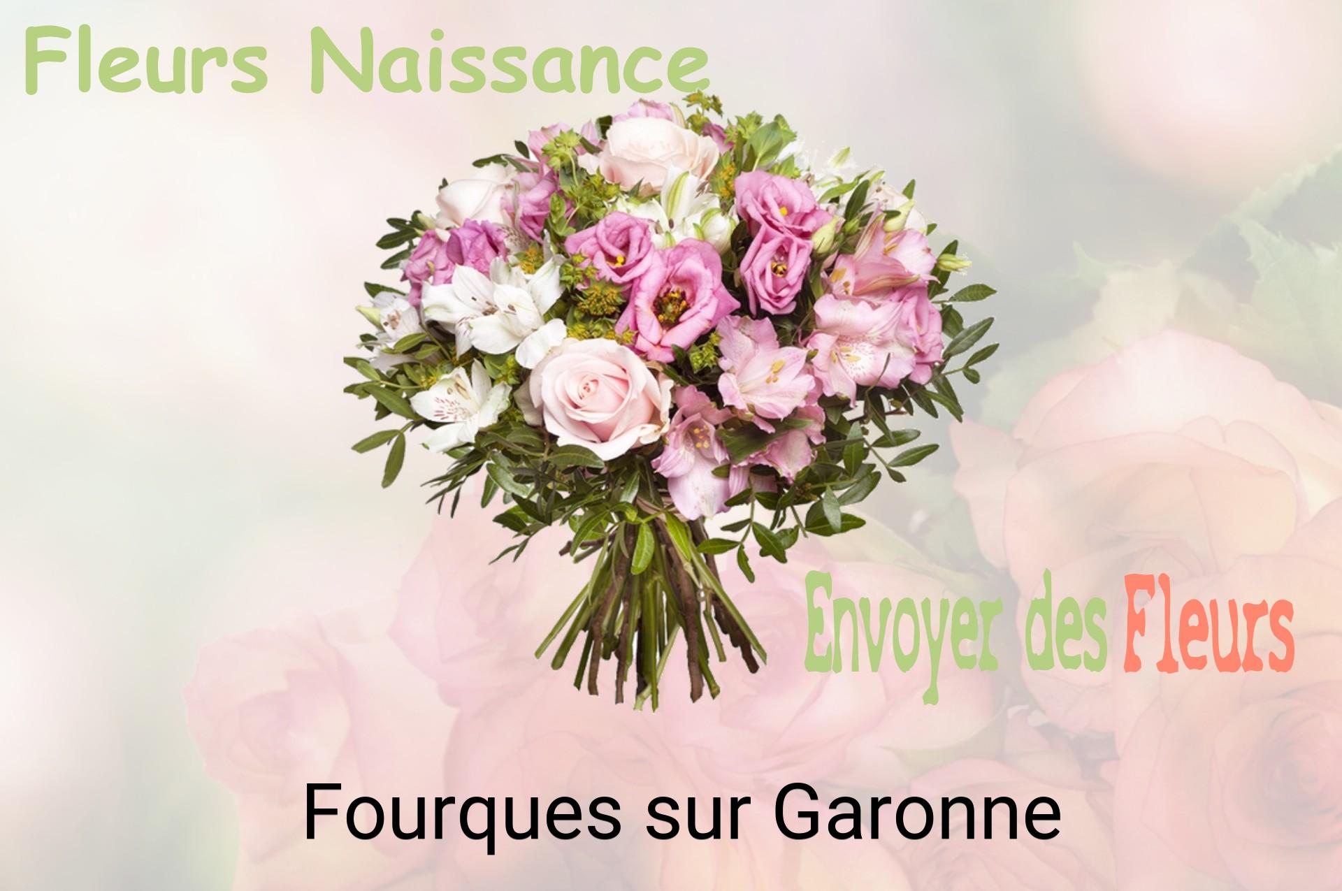 Bouquet de fleurs de naissance livré à Fourques-sur-Garonne